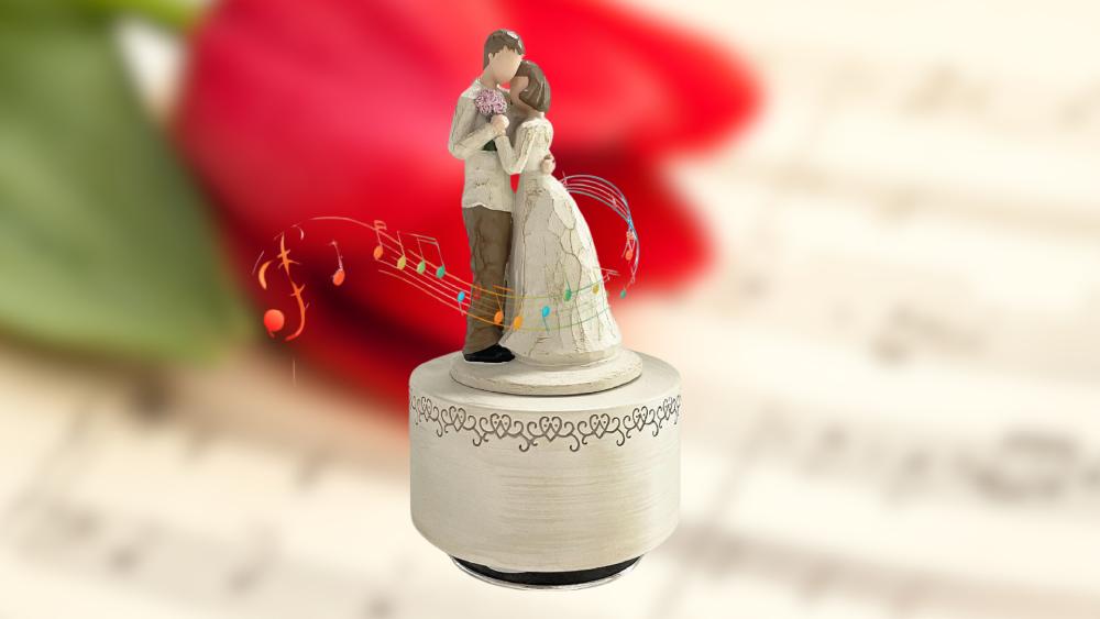 Cute Wooden Music Box made from sustainable wood
