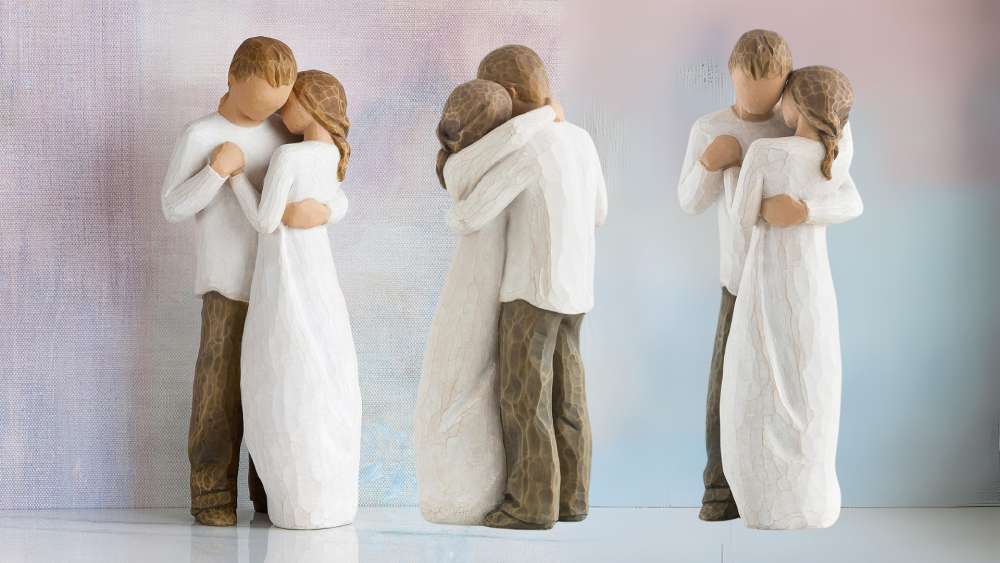Hand-painted and Handcrafted Couple Figurine
