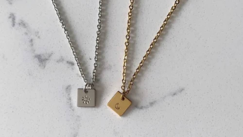 Initial Letter Necklaces Set of Two
Anniversary Gif