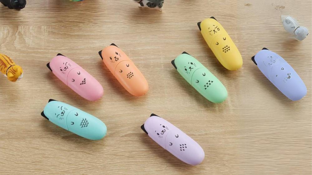 12 Cute Colorful Highlighters