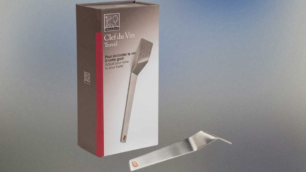 Peugeot Clef du Vin Wine Tool Measures Aging Potential