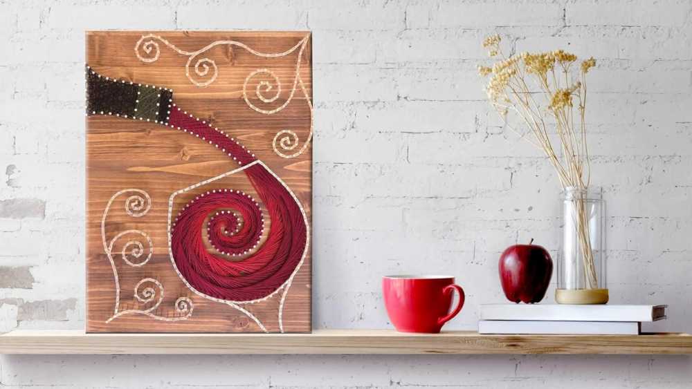 Wine String Art DIY Kit