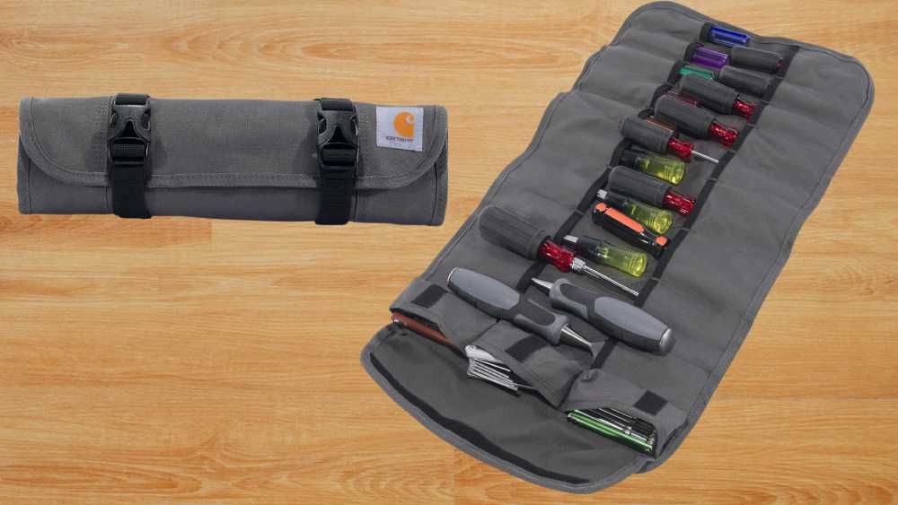 Tool Roll made of water repellant materials