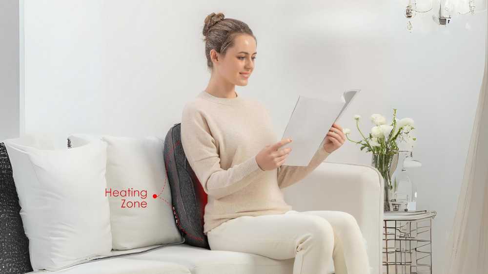 Shiatsu Back Massager with Heat Chair Massager