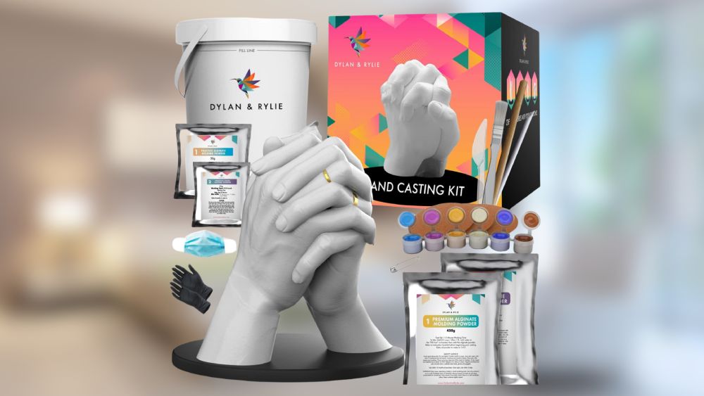 Fun and Unique Hand Casting DIY Couples Kit
