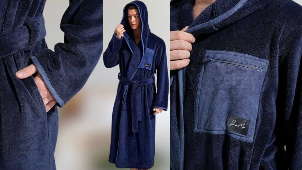 Fleece Plush Robe with Hood Top Gift For A Impossible Man