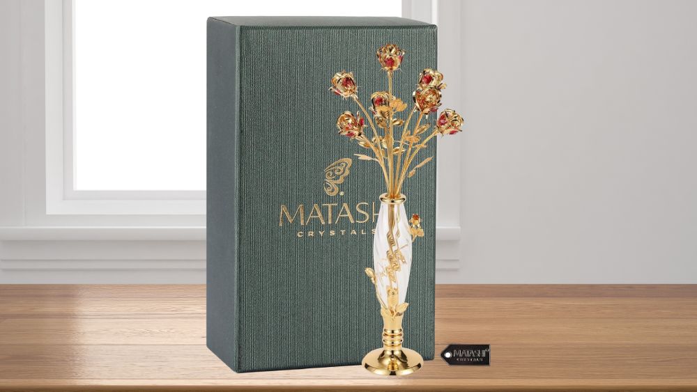 Rose dipped in 24k Gold with a Luxurious Box