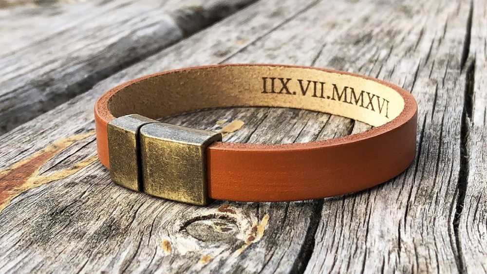 Womens Leather Bracelet Top Anniversary Gift