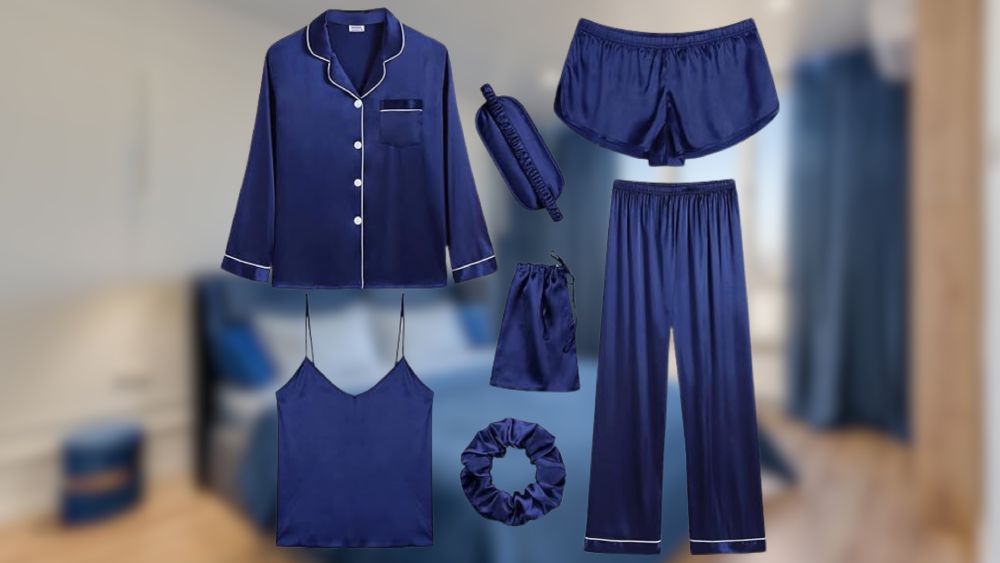 Women's Sexy Silk Pajamas