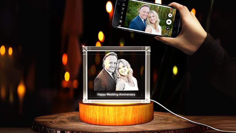 Personalized 3D Crystal Holographic Photo
