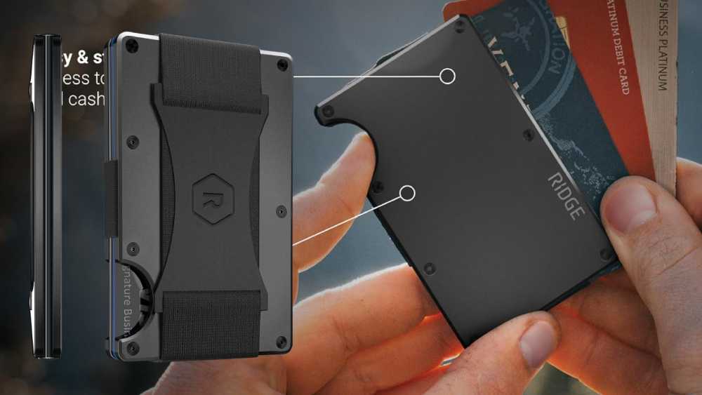 Minimalist Slim Wallet RFID Credit Card Holder For Men