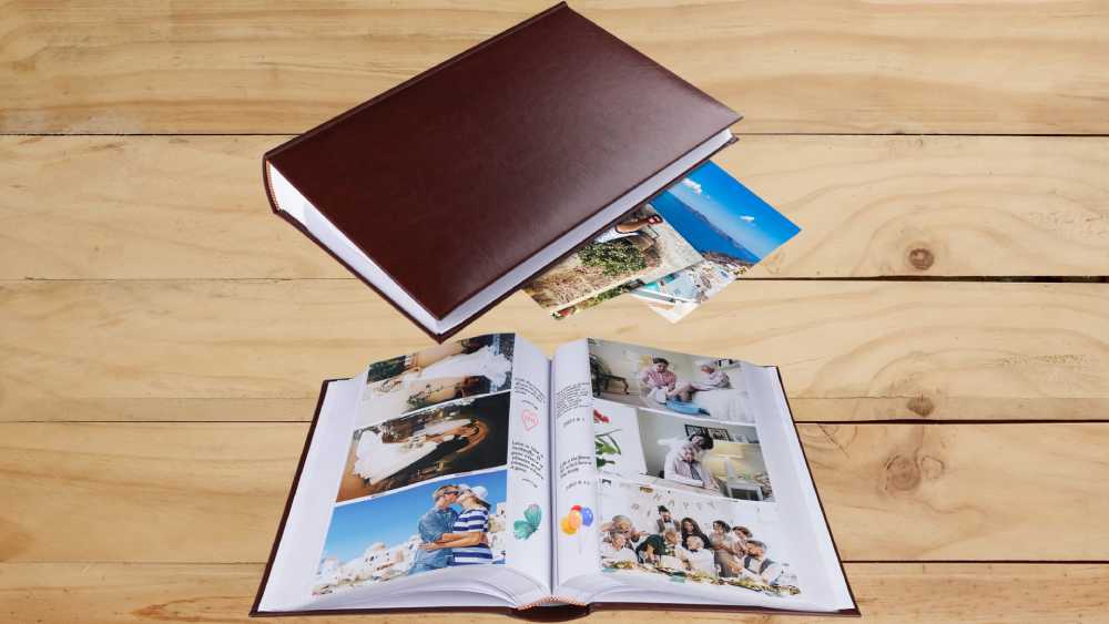Leather Photo Album Handcrafted Top Grain Anniversary Gift