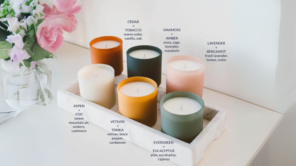 Eco Friendly Soy Wax Candle Gift Set