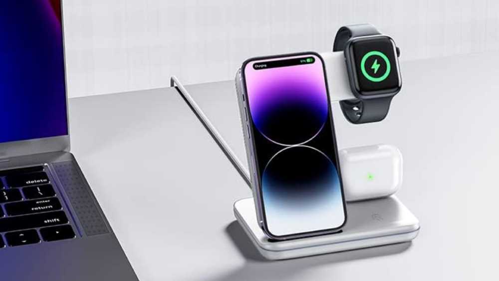 Wireless Charger For earbuds smartphone or smartwatch Charging Station