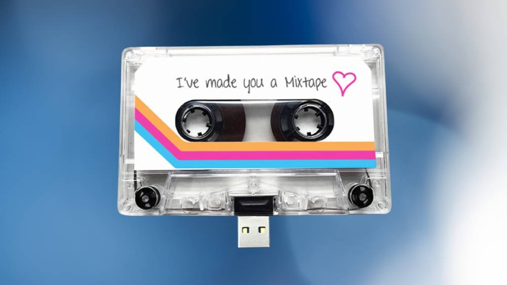 Personalized USB Mix tape Anniversary Gift