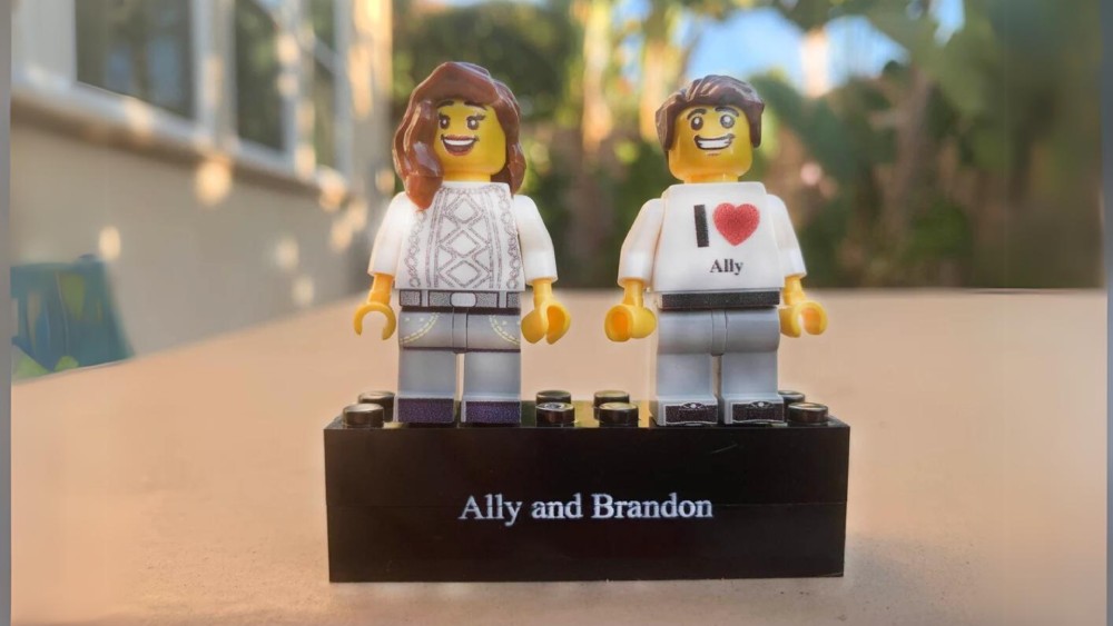 Personalized Mini Lego Figures With Name Date Or Message