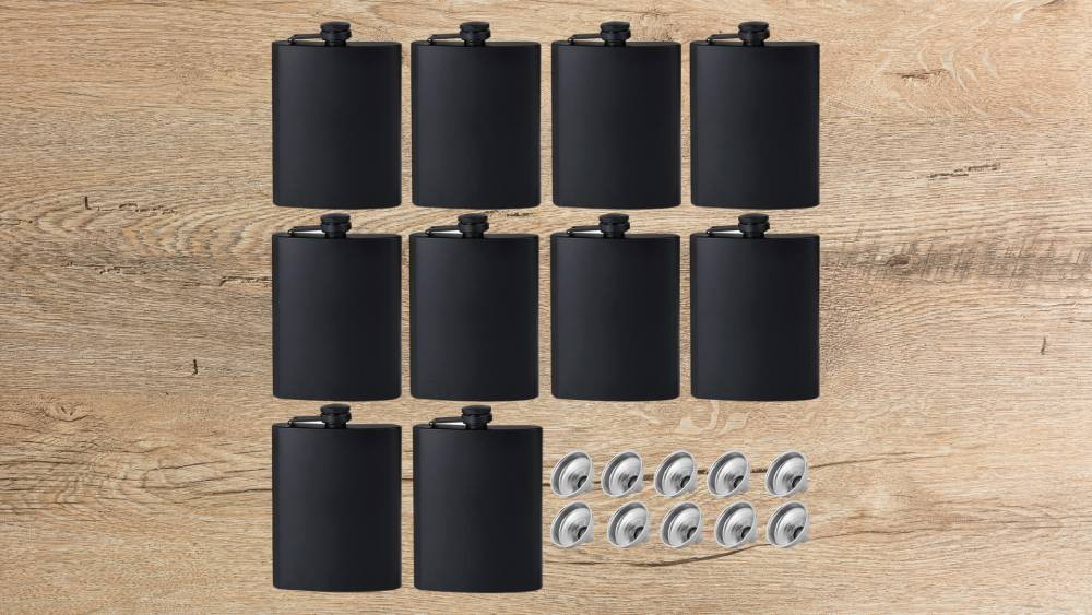 Hip Flasks made of Stainless Steel