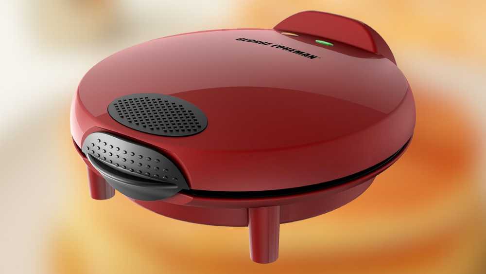 George Foreman Electric Quesadilla Maker Red Nonstick Cookware