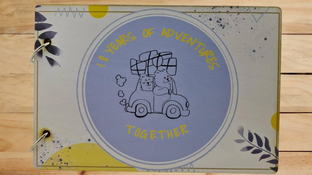 18th Anniversary Wedding Scrapbook