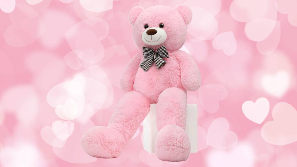 Life Size Pink Teddy Bear Valentine’s Day Gifts for Teens