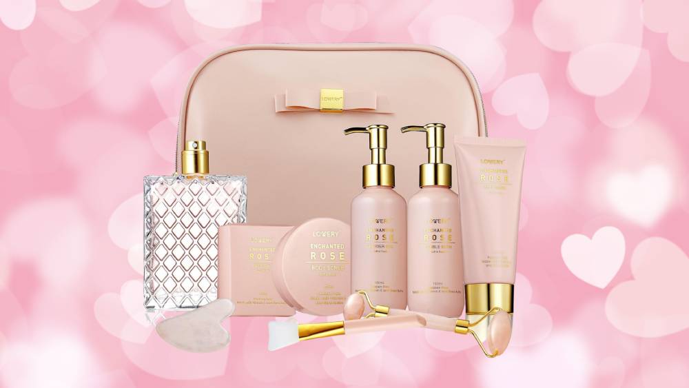 Spa Gift Basket with Amazing Smell Valentine’s Day Gifts for Teens