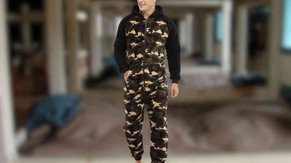 100% Polyester Camouflage Onesie