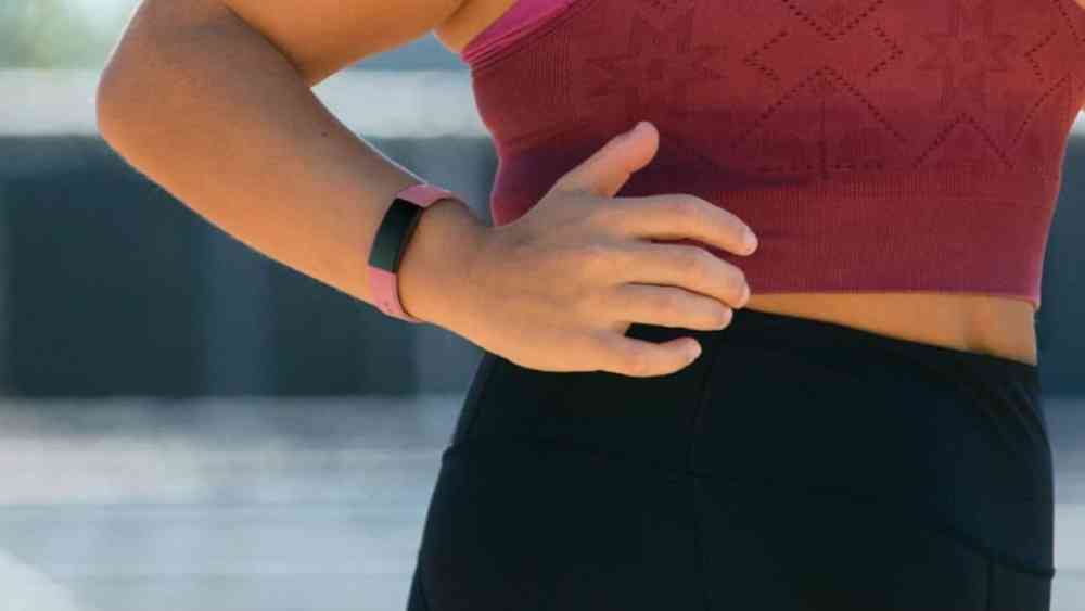 Pink Fitbit inspire 2 health and fitness tracker