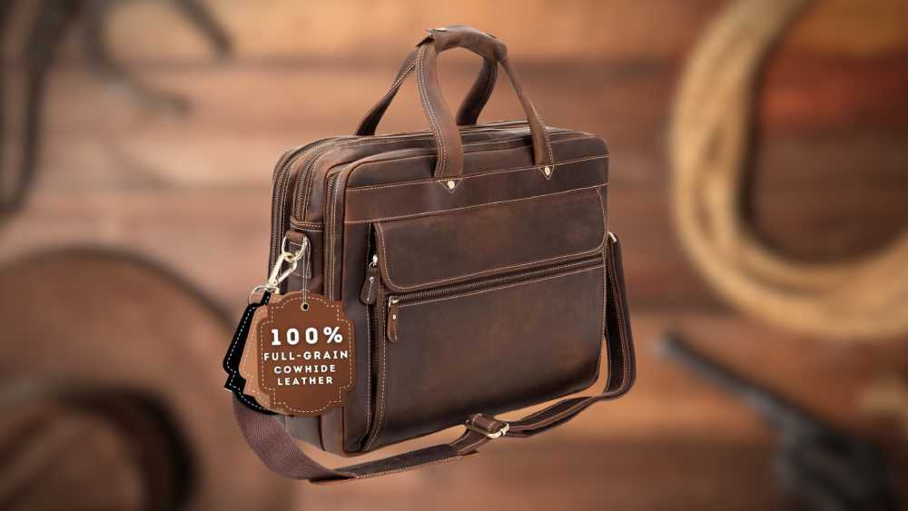 Handcrafted Leather Laptop Bag