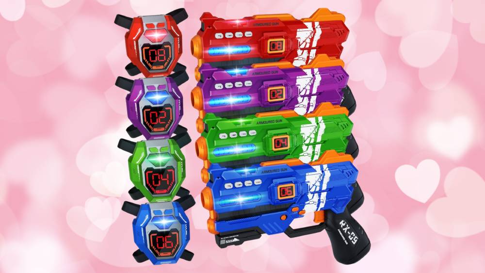 Laser Tag Gun Set with Four Bullet Types