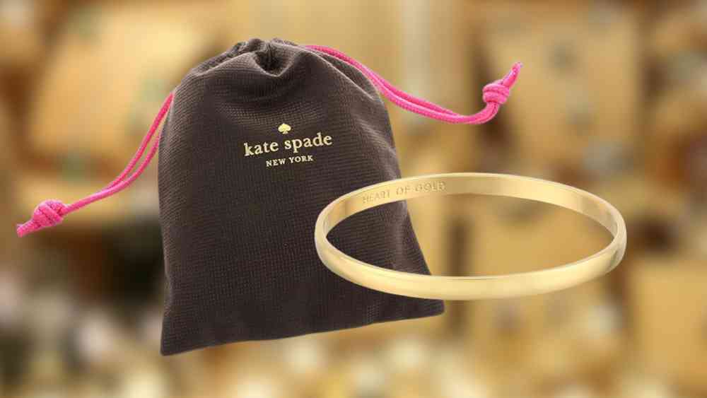 Kate spade New York heart of gold bangles