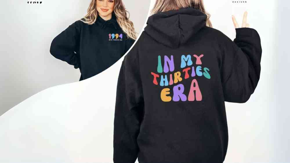Birth year sweatshirt birthday gift with personalization options