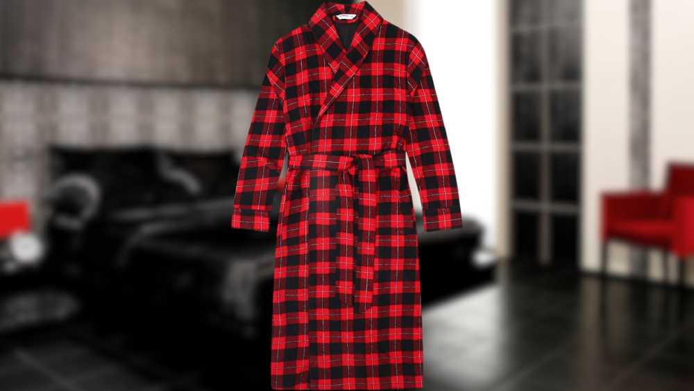 Flannel Bath Robe in Variety of Colors