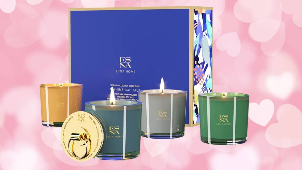Scented Candle Gift Set with Luxury Packaging