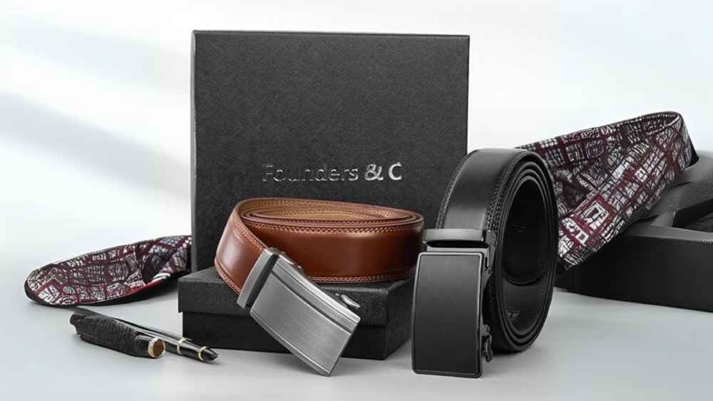 Genuine Leather Click Belt