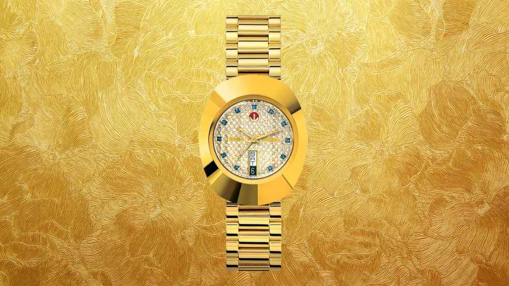 Gold Swiss Automatic Watch