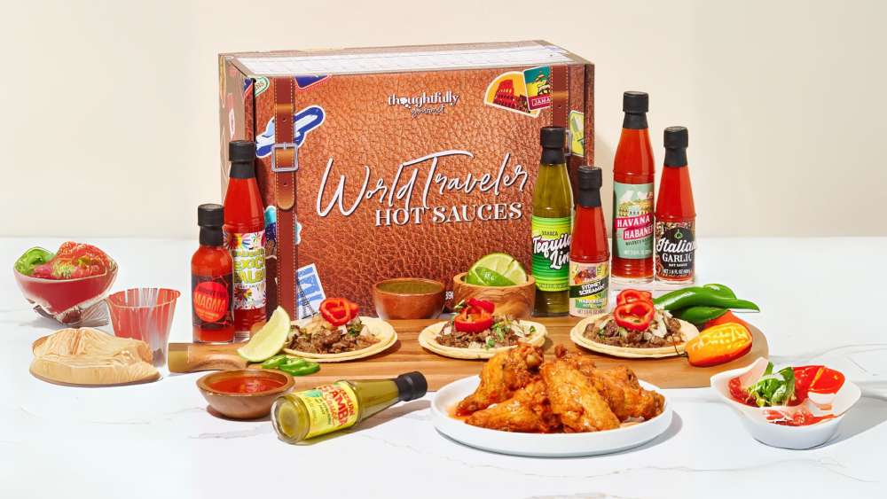 Thoughtfully Gourmet World Traveler Hot Sauce Gift Set