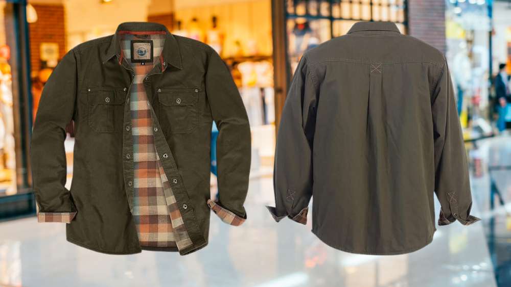 Trendy Soft Twill Shirt Jacket