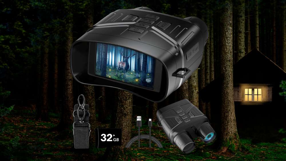 Night Vision Goggles with Five times Digital Zoom
