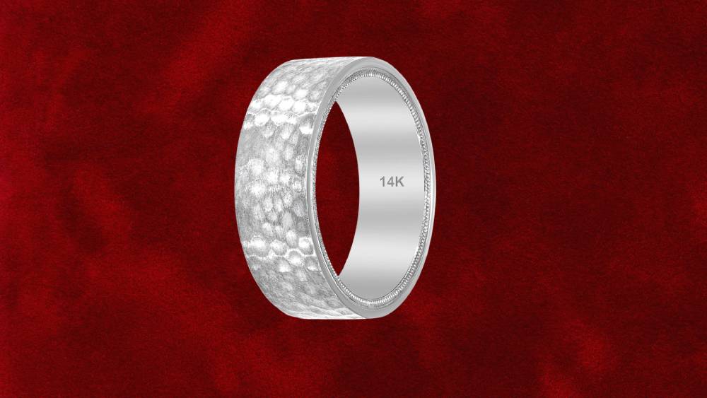 Handmade 8mm Wedding Band