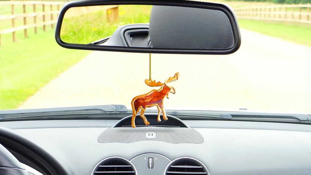 Handmade Copper Moose Ornament