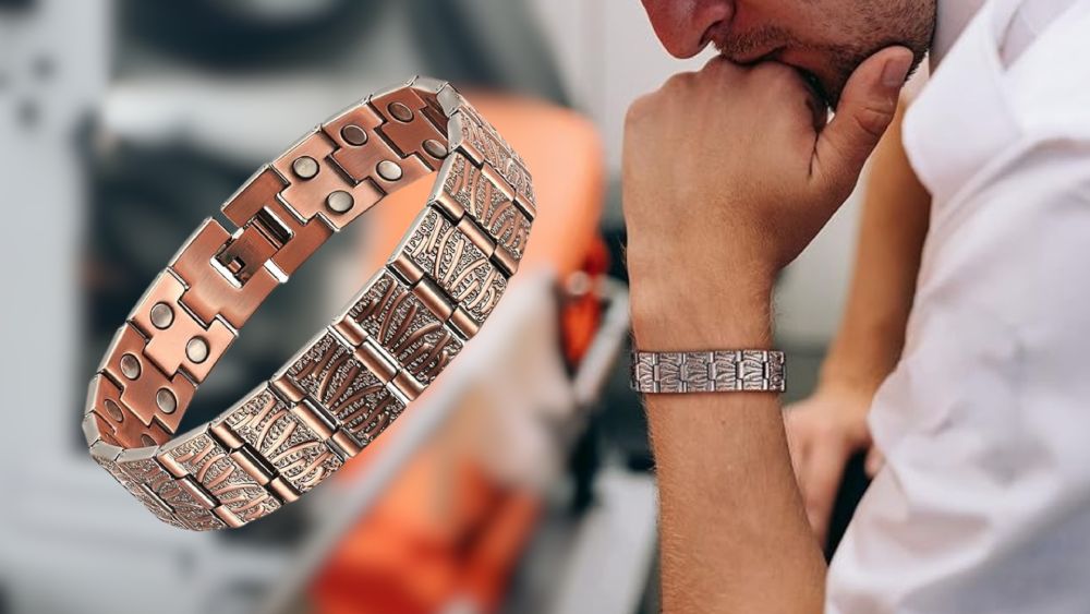 Men’s Copper Bracelet with unique design