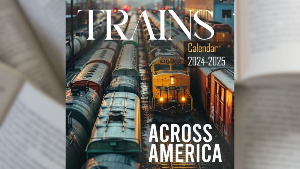 Trains Across America 2024 Calendar Gifts For Adults