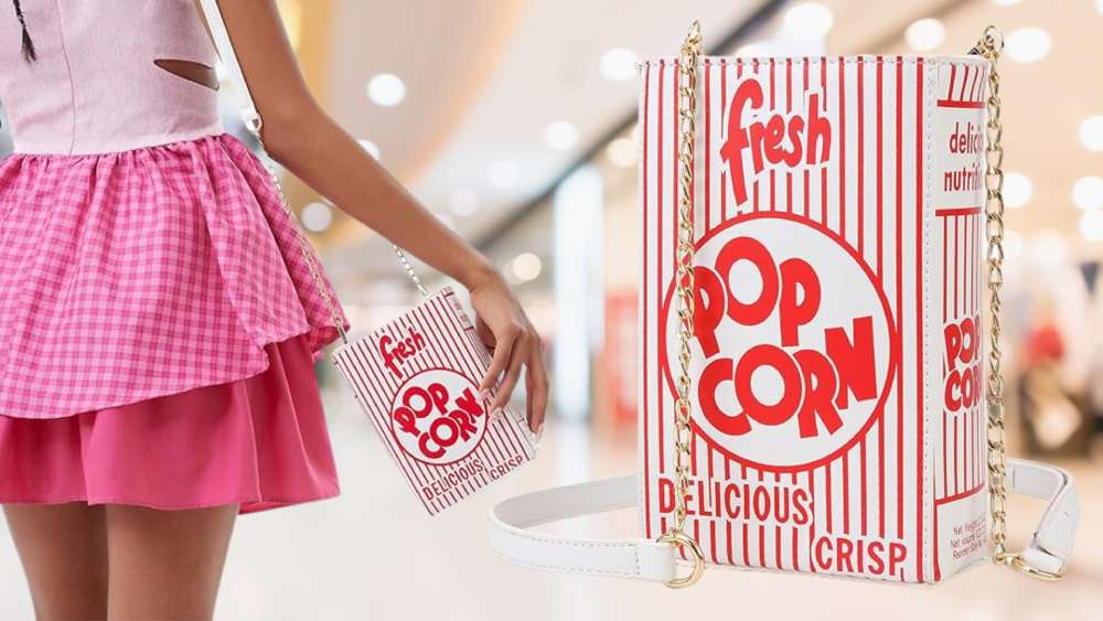 Pop corn them crossbody bag for girls