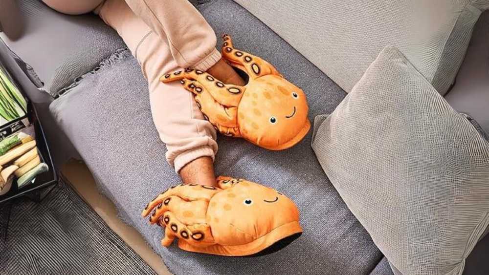 Octopus Puffy Slippers