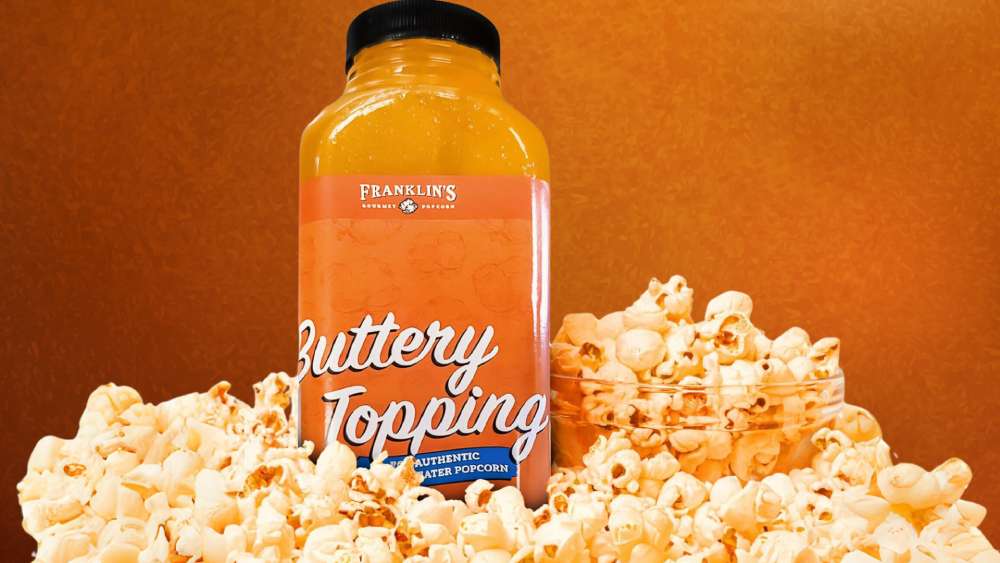Franklins Gourmet Buttery Popcorn Topping Vegan Gluten Free