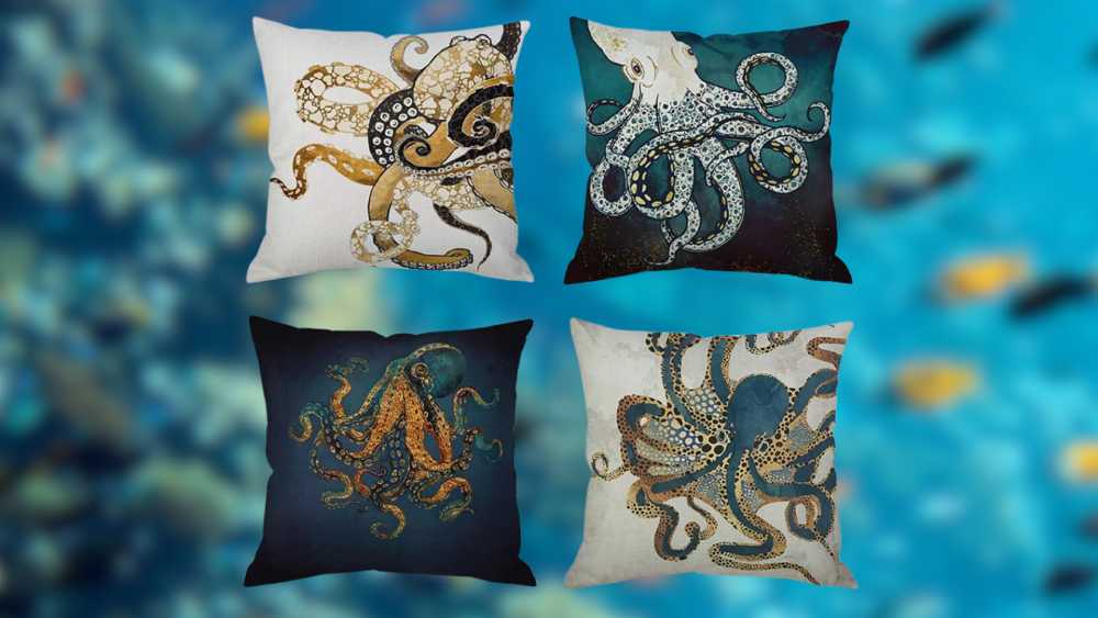 Squid Cushion Covers