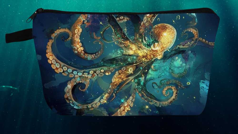 Octopus Toiletry Bag
