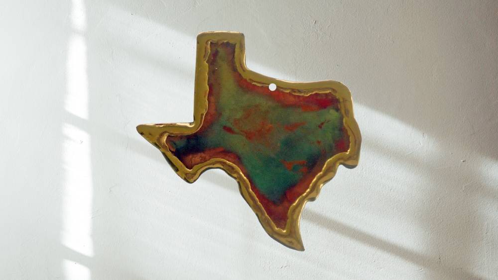 Copper Texas Ornament