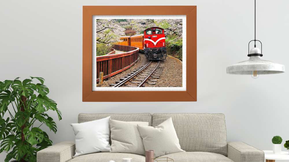 Train Forest Jigsaw Puzzle Gifts For Adults