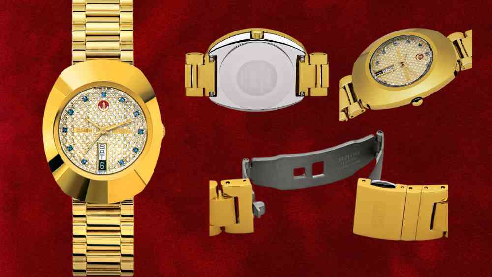 Rado DiaStar Swiss Automatic Watch Gold Expensive Gift